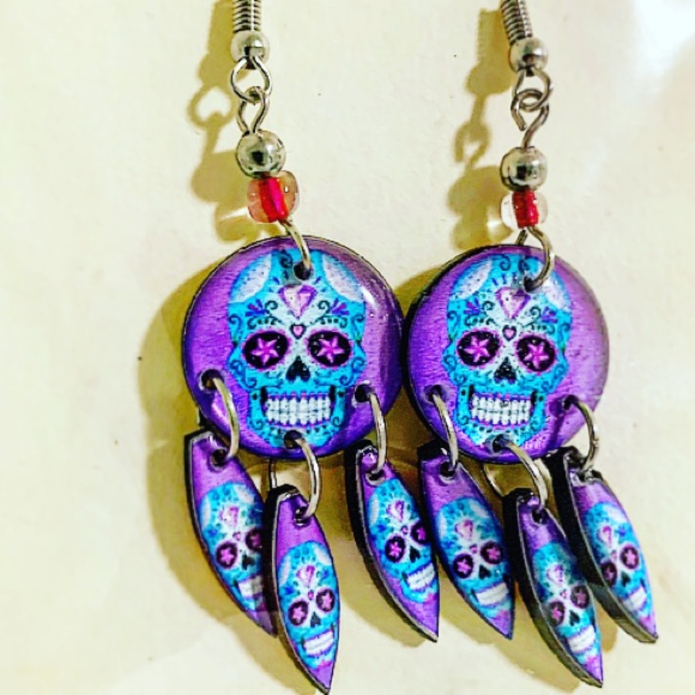 #sugarskull #earings